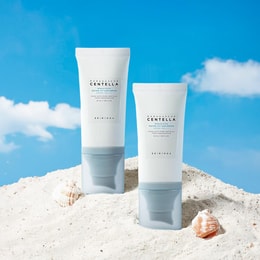 SKIN1004 Madagascar Centella Hyalu-Cica Water-Fit Sun Serum, Brightening 1.69 fl.oz.*2 Dry&Sensitive Skin【Value Pack】